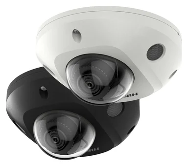 Антивандальная мини-купольная камера Hikvision 6 Мп AcuSense DS-2CD2563G2-IS