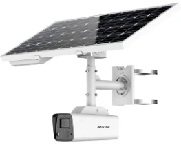 Cameră Hikvision 4 MP ColorVu cu panou solar și 4G DS-2XS2T47G1-LDH/4G/C18S40