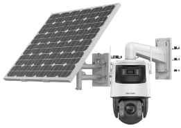 Cameră Hikvision TandemVu cu panou solar, 4G și zoom optic 32× DS-2SE7C432IWG-K/4G/14